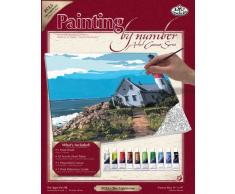 Royal & Langnickel PCL5 - Malen nach Zahlen Künstler Leinwand Serie - Der Leuchtturm Large