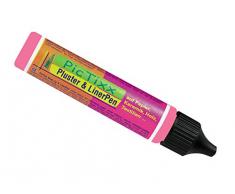 Kreul 49806 - PicTixx Pluster und Liner Pen, Plusterfarbe zum Dekorieren und Verzieren, für Dekoeffekte durch aufplustern im Backofen, mit Bügeleisen oder Fön, 29 ml Pen, pink