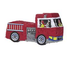 Amscan P14100 - Pinata Feuerwehr, circa 47 x 15 x 25 cm zum Befüllen
