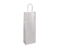 SPIRIT 403415 SB Geschenktüte, für Flaschen 14x8x39cm, 10 STK, Braun