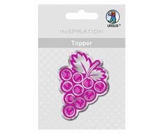 Ursus 56510005 - Topper Joy, Trauben, ca. 6,5 cm, 8 Stück