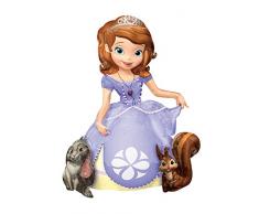 Amscan Anagram 2831701 - Party und Dekoration - Folienballon Air Walker - Disney Sofia die Erste, circa 93 x 121 cm