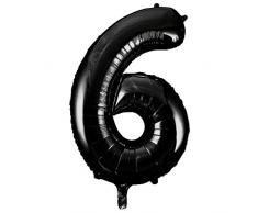 Unique Party Supplies Folienballon im Zahlen-Design, groß, 86,4 cm