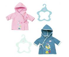 Zapf Creation 827505 BABY born Bath Bademantel Puppenkleidung 43 cm, 1 Set - Farbe nach Vorrat