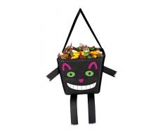 Haunted House- Korb Katze schwarz Truco O Trato (Rubies S7158)