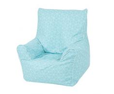 Knorrtoys 68114 - Kindersitzsack Junior - Geo cube neo mint