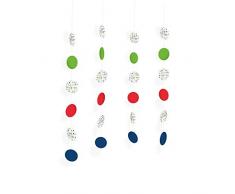 amscan 9906354 Deko-Hänger Konfetti Birthday