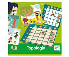 Djeco - Aktions- und Reflex-Spiele, Lernspiele, Eduludo Topologix, Mehrfarbig (DJ08354)