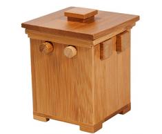 Fridolin 17197 - Logikspiel Bambus-Safe 2