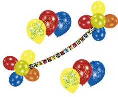 Riethmüller 450200 - Deko Set - Piraten, Girlande und 20 Luftballons