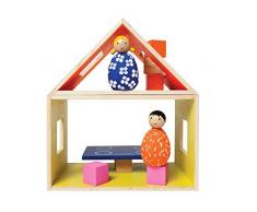 Manhattan Toy 213800 MIO Dining Place + 2 Sitzsack People Peg, Multi