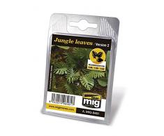 AMMO MIG-8461 Dschungelblätter (Version 2) lasergeschnittene Pflanzen, Mehrfarbig