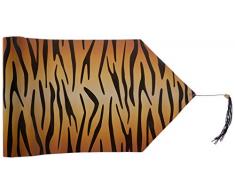 Beistle 54062 bedruckt Tiger Print Tischläufer, 27,9 cm X 6 , Multicolor