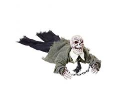 Widmann Dekoration Skelett mit leuchtendem Ton Halloween - einzigartig