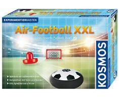 KOSMOS 676070 Air-Football XXL, Das rasante Fußball-Duell mit Luftkissentechnik, Komplett-Set mit Toren und Banden, XXL-Spielfeld 110 x 70 cm, Experimentierkasten