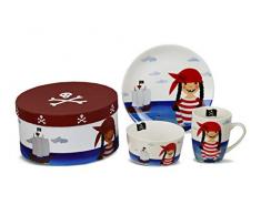 ZIEGFELD PIRATIN PAULA Frühstücksset, 3 - teilig in Gechenkbox