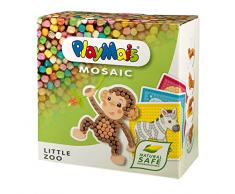 PlayMais 160180 - PlayMais Mosaic Little Zoo, Bastelset