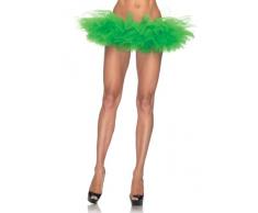Leg Avenue A1705 - Organza Tutu, Einheitsgröße (EUR 36-40), grün, Damen Karneval Kostüm Fasching