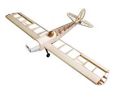 Jamara 006147 - Space Walker 1200 mm CNC Lasercut Bausatz - Holzbaukasten, Rumpf aus Balsa- und Sperrholz, Tragflächen aus Holz in Rippenbauweise, Lasergeschnitten, 4 Kanal, elektrischer Antrieb