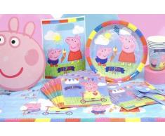 Comogiochi Teller 23 cm Peppa Pig, mehrfarbig, 5CG236088
