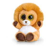 Animotsu SF0443 Plüschtier Löwe, Flauschiger Wegbegleiter mit großen Glitzeraugen, ca. 15 cm, bunt