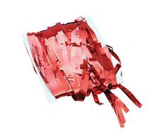 Bristol Novelty PG001D Lametta Vorhang, Rot, Einheitsgröße