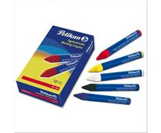 Pelikan 701045 - Signierkreide für rauhe Untergründe Schachtel mit 12 Stück, gelb