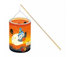 Ursus 7390000 - Laternen Bastelset, Eule, ca. 20 x 15,3 cm, bunt