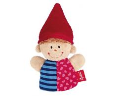 sigikid, Jungen und Mädchen, Fingerpuppe Kasper, Theaterpuppe, Rot/Blau, 40370