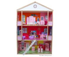 Knorrtoys.com 80888 - Puppenhaus 3-stöckig (ohne Möbel)