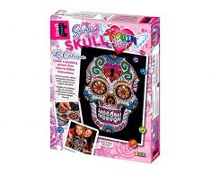 MAMMUT 8311613 - Sequin Art Teen Craft, Paillettenbild Sugar Skull, Totenkopf, Bastelset mit Styropor-Rahmen, Bildvorlage, Pailletten, Steckstiften, Anleitung, für Kinder ab 8 Jahre