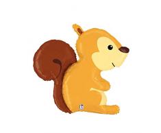 Betallic 91,4 cm Eichhörnchen Wald-Lebewesen Folienballon