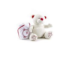 Duffi Baby Bade- und Kuscheldecke, 80 x 80 cm, rot Master Baby Home, S.L. 5128-08