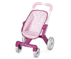 Smoby 251203 Baby Nurse Puppenbuggy Pop, Puppenwagen, für Kinder ab 18 Monaten, Rosa, Lila