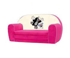 Bino Lizenz 78 x 42 x 36 cm kleine Maulwurf Sofa (Pink)