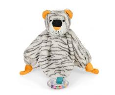 Sterntaler Schmusetuch Kuschelzoo, Tiger Tapsi, Alter: Für Babys ab dem 1. Monat, Größe: 28 cm, Farbe: Weiß