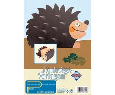 Pebaro 376/1S Laubsägevorlage aus Sperrholz Motiv Igel Spardose, DIN A4