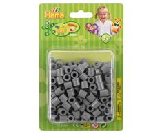 Hama 8517 Bügelperlen Maxi, ca. 250 Perlen in grau