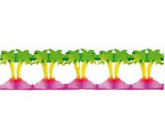 Riethmueller 2787 - Girlande Palmen, 20 cm x 4 m, schwer entflammbar