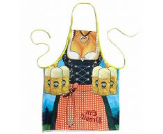 Widmann 9439W – Damenschürze Bavaria, bayerische Frau, Grillschürze, Bierkrug, Oktoberfest, Volksfest, Grillparty, Motto Party, Karneval