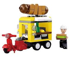Sluban slubanm38-b0565 Hot Dog Esstisch Auto Bausteine Set