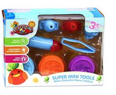 JUINSA – Set Dosen Knete und Zubehör, 19 x 14 cm (81315)