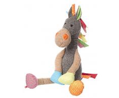 sigikid, Mädchen und Jungen, Stofftier Pferd XXL, Patchwork Sweety, Grau/Bunt, 38744