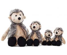 Schaffer 5631 Mike Igel Plüschtier, braun, S - 20 cm