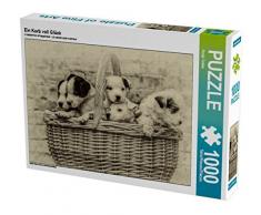 CALVENDO Puzzle EIN Korb voll Glück 1000 Teile Lege-Größe 64 x 48 cm Foto-Puzzle Bild von Sonja Teßen