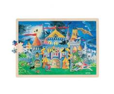 Goki 57949 Holz Puzzle Märchenstunde 192-teilig