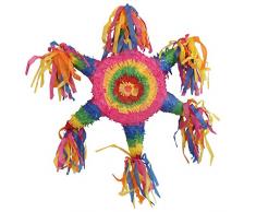 Amscan 9903142 Pinata Stern, Mehrfarbig