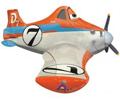 Amscan Anagram 2791801 - Party und Dekoration - Folienballon Air Walker - Disney Planes - Dusty, circa 166 x 48 cm