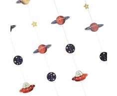 Ginger Ray Space Adventure Party Spaceship & Roboter Cupcake-Förmchen & Topper, gemischt Hängedeko gemischt