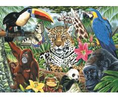 Royal & Langnickel PCL3 - Malen nach Zahlen Künstler Leinwand Serie - Zoo Montage Large